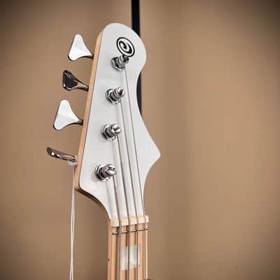 Cort Elrick NJS4 WHT - White Gloss - Bartolini Preamp & Hipshot Hardware image 5