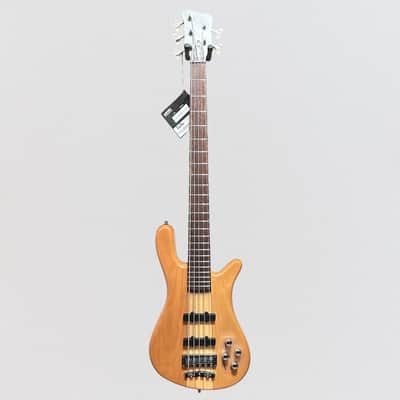 Warwick RockBass Streamer NT 5 String Electric Bass Guitar - Natural image 10