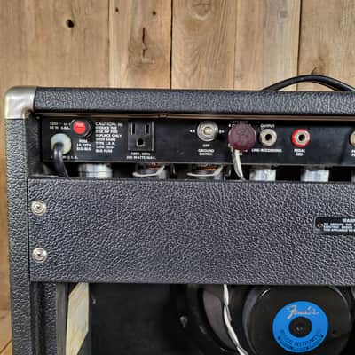 Fender Deluxe Reverb II 2-Channel 20-Watt 1x12" Guitar Combo 1981 - 1986 - Black image 9
