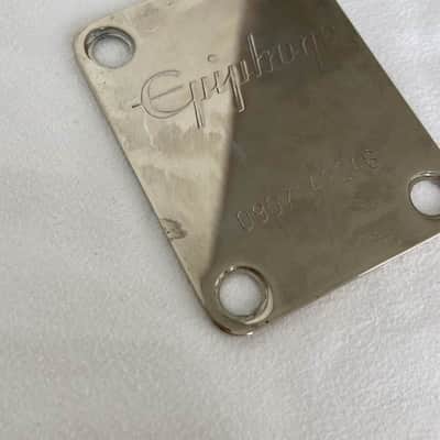 Epiphone Guitar Neck Plate with Mounting Screws image 5