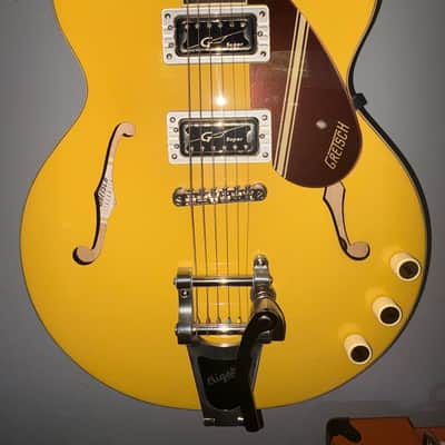 Gretsch G2604T Limited Edition Streamliner Rally II Center Block 2023 - Present - Two-Tone Bamboo Yellow / Copper Metallic image 4