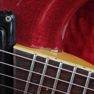 Mosrite The Ventures 1965 - candy apple red image 15