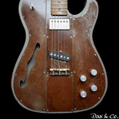 Dax&Co. Ironhorse Deluxe 2022 Grey/Rust patina Guitar W/ Hardshell Case & COA! image 1
