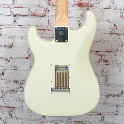 Fender - 2000 Custom Shop '69 Reissue Stratocaster NOS Electric Guitar Aged Olympic White - NOS image 13