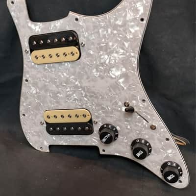 Rock'n R Guitars Loaded HH for Strat Pickguard W/GM 1984's & Fast Coil Splits 2026- White Pearl image 1