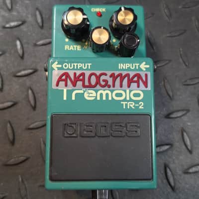 Boss TR-2 Tremolo Analogman Modded Super Added Volume Pot Mod Trem image 1
