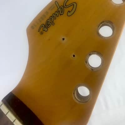 Lefty Vintage 1986 Fender MIJ Japan ST-362 Strat Squier Maple Dark Rosewood Neck Pencil Dated 7-1-86 image 4