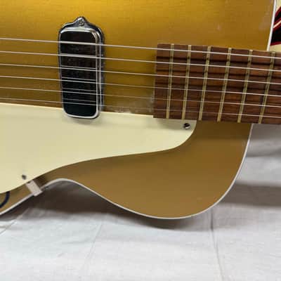 Kay K130 K-130 Archtop Guitar with Chipboard Case 1950s - Gold / Goldtop image 6
