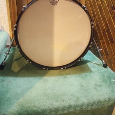 Ludwig 14x24 Bass Drum 1970's - Black image 1
