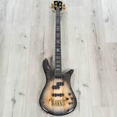 Spector Euro 4 CST Custom Bass, Ebony Fretboard, Natural Black Burst Gloss image 3