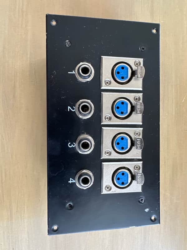 Wall Panel/Box 4 xlrf & 4 1/4” - Black image 1