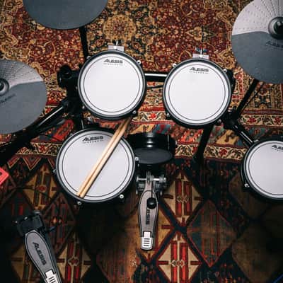 Alesis - Nitro Pro Eight-Piece PRO Electronic Drum Kit with Mesh Heads and Bluetooth image 1
