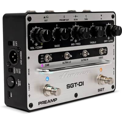 Ampeg SGT-DI Bass Preamp / DI + Silver / Black + NEW image 6