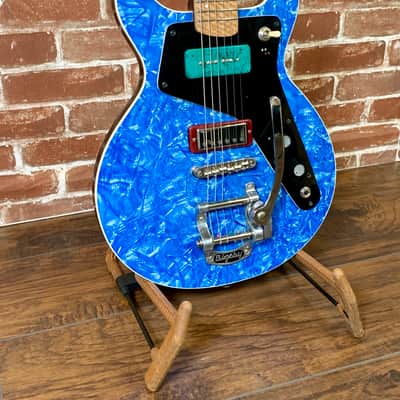 Harvester Double Cut Recycler Blue/Sunburst 2020/New Ser # 139 (Authorized Dealer) DEMO VIDEO ADDED image 5
