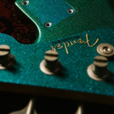 1991 Fender PB62 Order, Blue Sparkle Metallic, Matching Headstock, '62 Precision Bass, FujiGen image 7