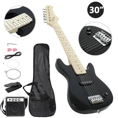 30 Inch Kids Electric Guitar Beginner Kit Electric Guitar for Kids with Amp,Bag image 1