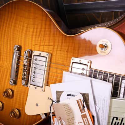 Gibson Custom '59 Les Paul Standard Golden Poppy Burst Murphy Lab Ultra Light Aged image 23