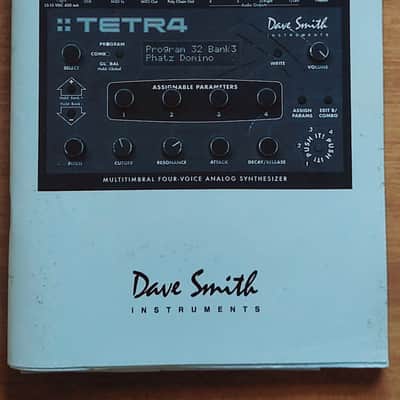 Dave Smith Instruments Tetra Desktop 4-Voice Polyphonic Synthesizer 2009 - 2016 - Black image 2