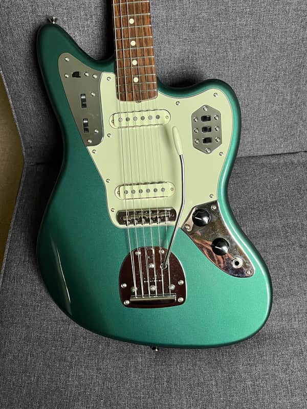 Fender Made in Japan FSR Traditional 60s Jaguar  2022  Sherwood Green Metallic image 1