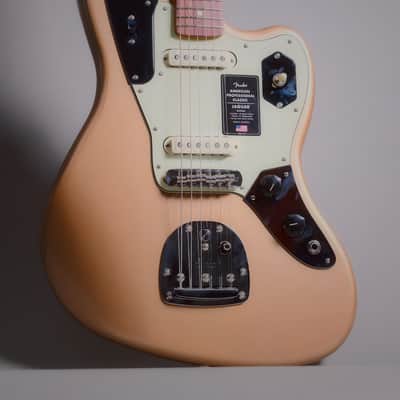 Fender American Professional Classic Jaguar Faded Firemist Gold (new) image 2