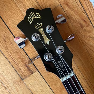 1978 Guild B301A Left Handed Electric Bass w/ OHSC image 4