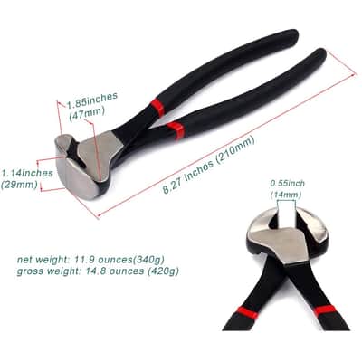 Guitar Fret Cutter & Puller Pliers – Stainless Steel Fret Nipper Tool for Guitar, Bass image 4