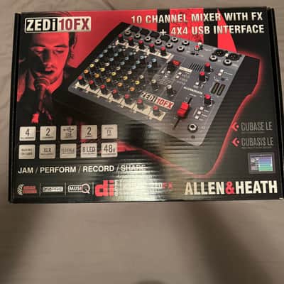 Allen & Heath ZEDi-10FX Compact 10-Input Hybrid Mixer/USB Interface with Effects 2016 - Present - Black image 5