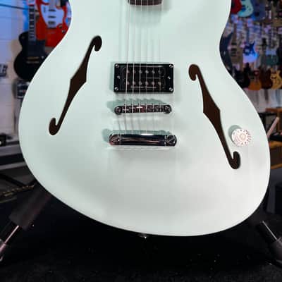 Fender Tom DeLonge Starcaster Semi-hollowbody Electric Guitar - Satin Surf Green FREE PLEK! 467 image 2