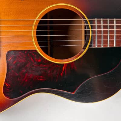 1959 Gibson LG-1 Sunburst Finish Acoustic Guitar w/OSSC image 16