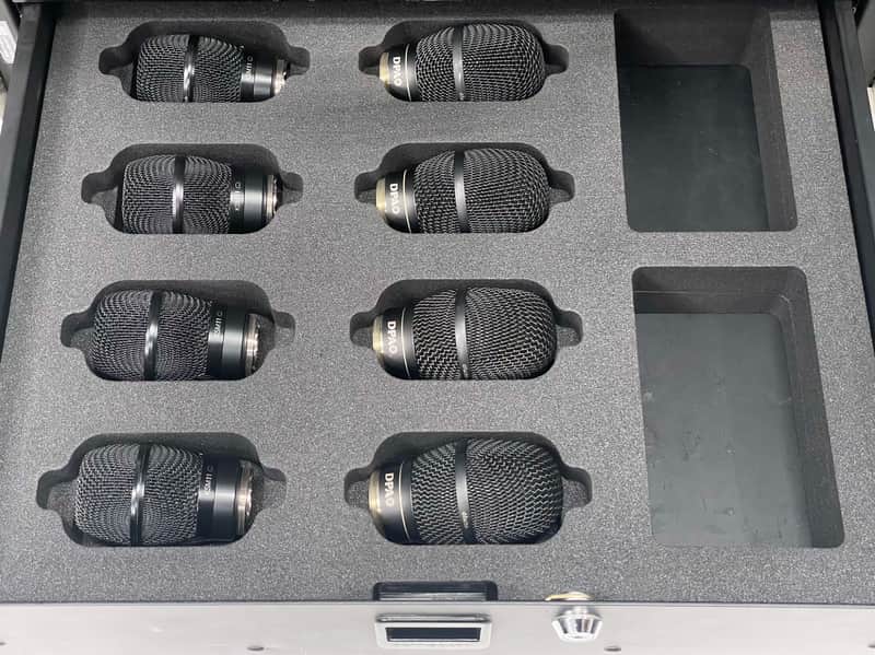 Custom Foam Insert for Rack Drawer fits 8 Shure RPW Wireless Capsules image 1