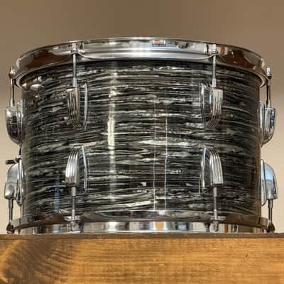 1967 Ludwig 13" Oyster Black Pearl 9x13" Rack Tom image 8