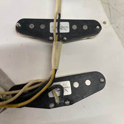 Fender Custom shop strat pickups pickguard assembly - Off white image 5