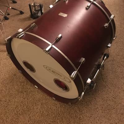 Orange County Drum & Percussion OCDP USA 6-piece drum kit 2002 Burgundy Satin image 18