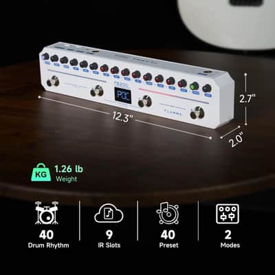 Flamma FB-200, Bass Guitar Multi-Effects Processor, Amp Modeling image 3
