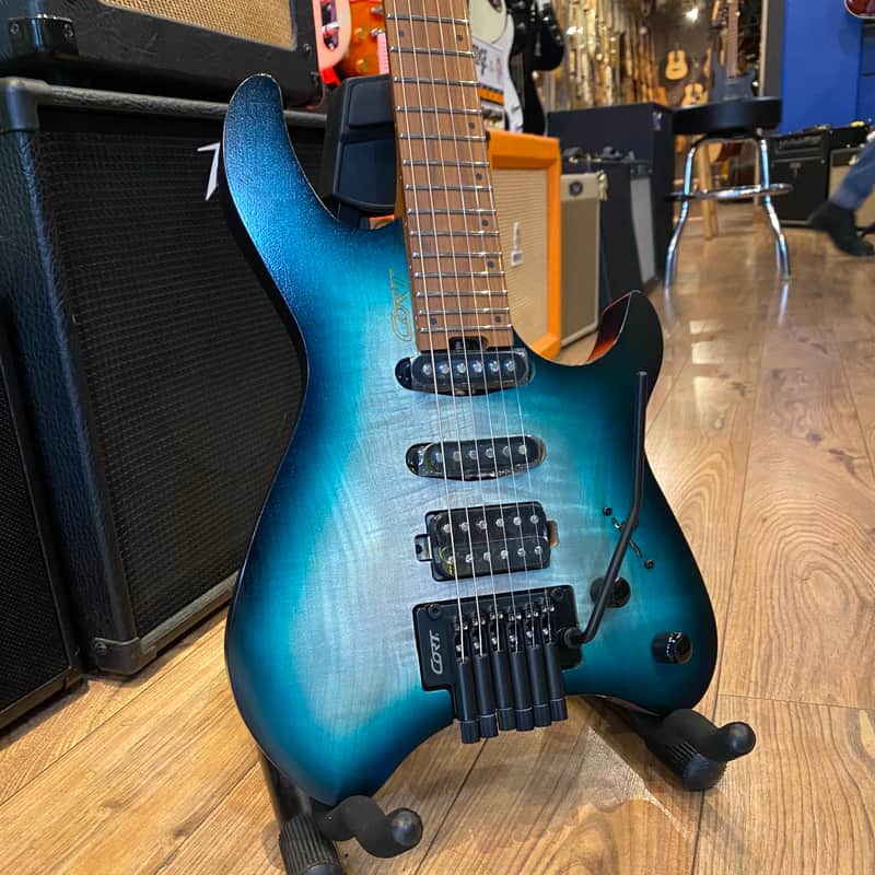 Cort Space G6TR Headless Semi Gloss Lagoon
