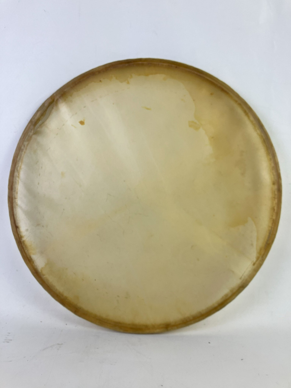 Leedy 15" Slunk Resonant Calf Skin Snare Side Drum Head Vintage10s Repair/Retuck — main photograph