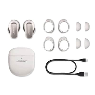 Bose QuietComfort Ultra Wireless Noise Cancelling Over-Ear Headphones, Bundle with QuietComfort Ultra Earbuds, Black, and Green Extreme Portable Charger image 11