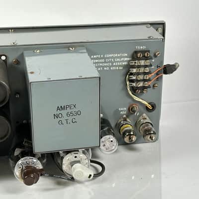 Ampex 6516 R4 Vintage Tube Power Amplifier w/ VU Meter image 11