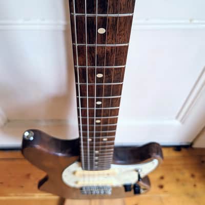 Fender Squier Mustang - Walnut Finish Mod P90s - Electric Guitar image 5