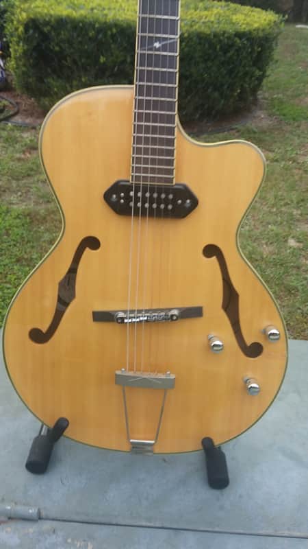 RARE ALVAREZ ARTIST AD65CE 2000 hollow-body archtop jazz guitar with hard case image 1