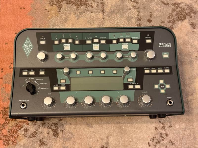 Kemper Amps Profiler PowerHead 600-Watt Digital Modeling Guitar Amp Head with Remote 2013 - 2025 - Black image 1