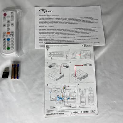 Optoma GT5600 Ultra Short Throw 1080p Entertainment Projector New Open Box White image 3