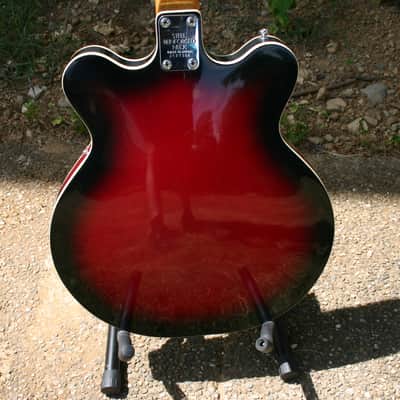 Univox Coily U1825 1960's Red Burst image 5