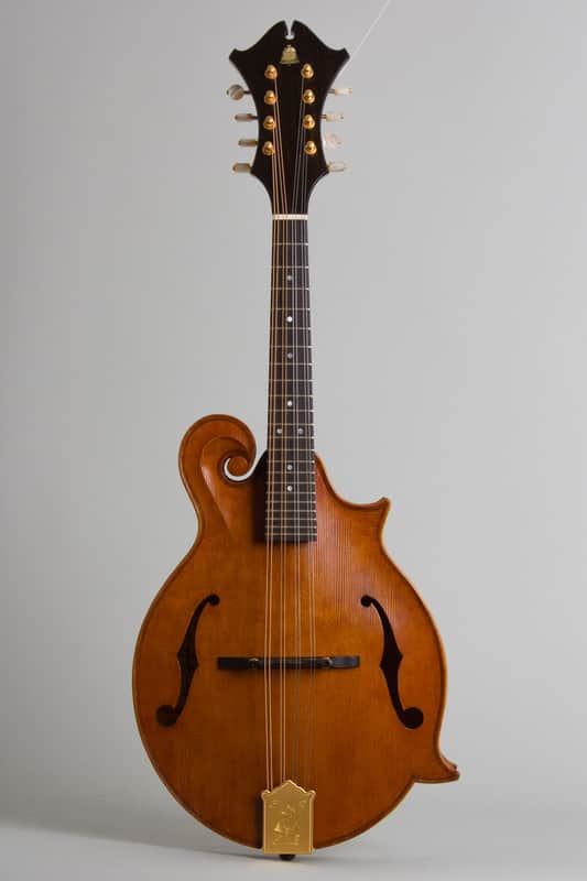 Joseph Campanella Cleary Campanella Carved Top Mandolin (2012), ser. #49, black rigid foam case. image 1