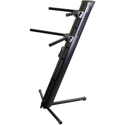 Ultimate Support Apex AX48-BP Two-Tier Keyboard Stand 2005-2006 - Black image 1