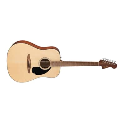 Fender California Standard Redondo Pack Spruce Top Sapele Back and Sides Black Pickguard Slim C Neck Walnut Fingerboard (Natural) image 4