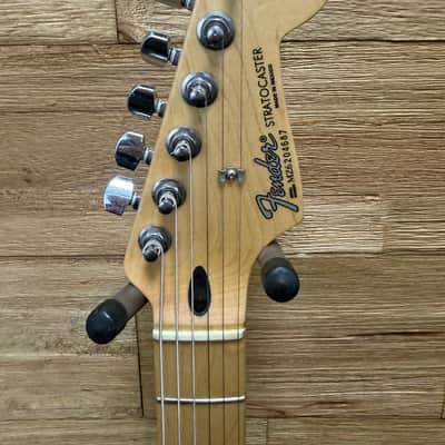 Fender Standard Stratocaster Guitar 2006-MIM- Electron Blue- 8lbs 2oz w/gig bag image 7