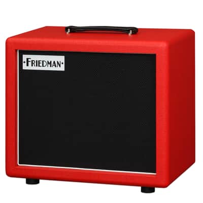 Friedman JEL-112 Jake E. Lee Signature 65-Watt 1x12" Guitar Speaker Cabinet - Red image 3