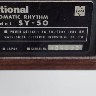National SY-50 Automatic Rhythm Vintage Analog Drum Machine RARE Worldwide Shipment image 6