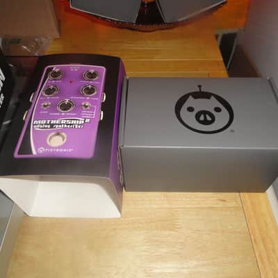 pigtronix pigtronics mothership2 analog synthesizer electric guitar pedal purple image 1